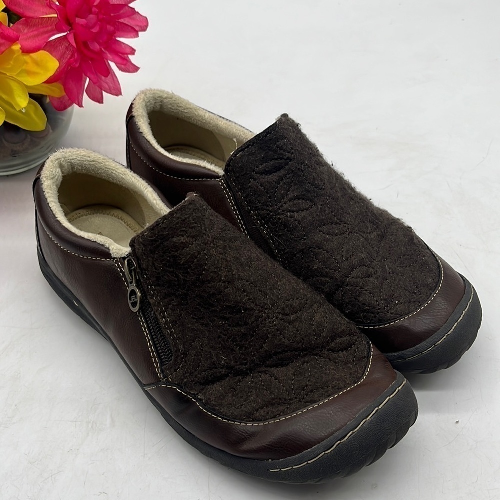 JBU Brown Wool Rubber Loafer Size Size 8 MCL4459D